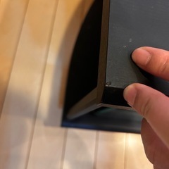 TVボード　キャスター、ガラス扉付きの画像