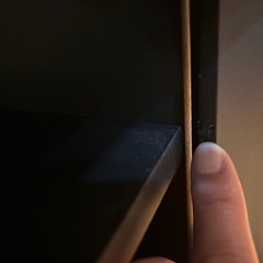 TVボード　キャスター、ガラス扉付きの画像