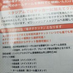 値下げ相談　愛媛FC 2025シーズン ホームゲーム年間チケット の画像