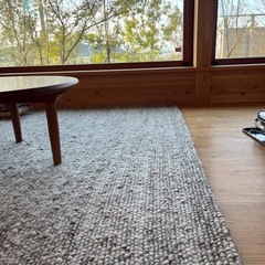 ラグ ラグマット 天然素材 おしゃれ 羊毛 自然素材 ウール 手織り 190