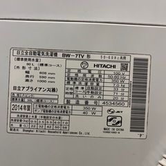 日立　ビートウォッシュの画像