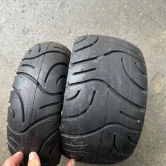 モンキーシャリーバイク流用タイヤホイールの画像