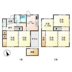 下呂市金山町賃貸　静かな住環境の一戸建て