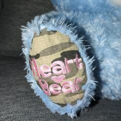 水色くまちゃん　ぬいぐるみの画像