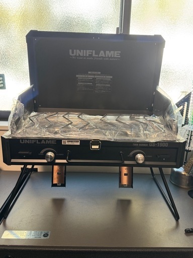 【限定】UNIFLAME US-1900 ツーバーナー 限定ブラック