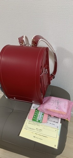 [新品 未使用 ]協和 ふわりぃランドセル 赤