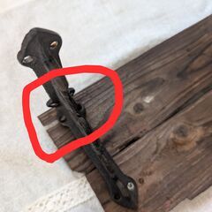 ハンドメイド　カントリー調　アンティーク調　飾り棚　ウォールシェルフ　アイアン　の画像