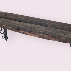 ハンドメイド　カントリー調　アンティーク調　飾り棚　ウォールシェ...