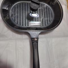 ガス専用　魚焼きフライパン