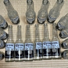 コロナビール　空き瓶　インテリアに