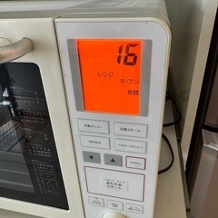 無印　オーブンレンジ　汚れありの画像
