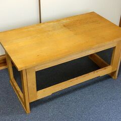 木製折りたたみ文机の画像