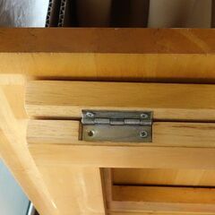 木製折りたたみ文机の画像