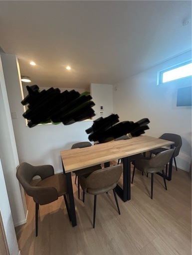 おしゃれ木目ダイニングテーブル