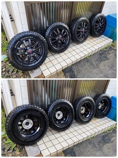軽トラ　タイヤホイルセット