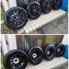 軽トラ　タイヤホイルセット　