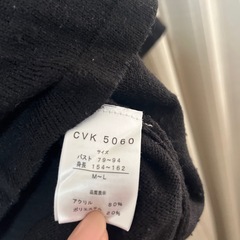 薄手のニットの画像