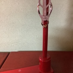 くけ台　昭和レトロ　レッドの画像