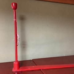 くけ台　昭和レトロ　レッド