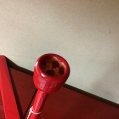 くけ台　昭和レトロ　レッドの画像