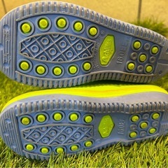 子供用長靴　レインシューズ　16cm  黄緑グリーンの画像