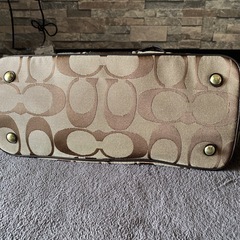 【美品】COACH ロゴ ミニトートバッグ の画像