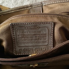 【美品】COACH ロゴ ミニトートバッグ の画像