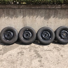 145/80/R12ブリヂストン2022年製夏タイヤ、ホイール4...