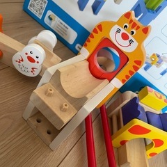 Wonderworld Trix Track 組立木製玩具 の画像