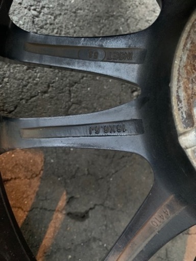 終了　195/55R16 .4本アルミホイールセット　