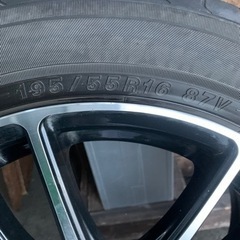 終了　195/55R16 .4本アルミホイールセット　の画像