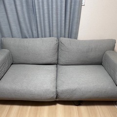 無印良品　ソファ本体　2.5 シーター　カバー付きの画像