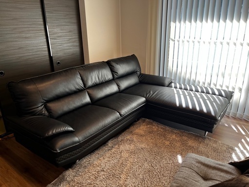 3人掛けカウチソファー　コーナーソファー