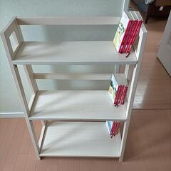 決まりました☆折り畳み 3段ラック 本棚にも