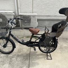 新規受付停止中　ママチャリ(ヘッドレスト付チャイルドシート搭載l...