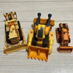 3点セット ブルドーザー トランスフォーマーの画像
