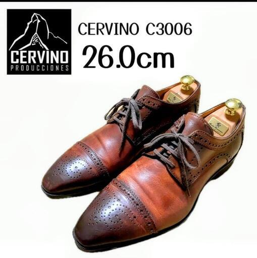 CERVINO セルビノ ビジネスシューズ  C3006 ブラウン 26.0cm【商品詳細】全体的に綺麗な状態　 イタリア製 本革\n\n美品です サイズがあえば大変お得です　　\n3〜5回着用しました。全体的に綺麗な状態
