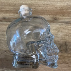 ガラス容器　スカルヘッド　インテリアの画像