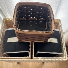 整理用バスケットいろいろ6個の画像