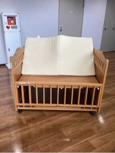 ベビーベッド【町田市再生家具】　243634