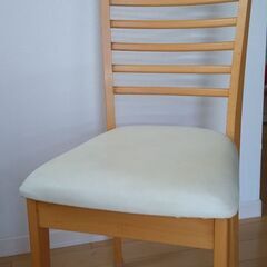 ダイニングチャア　白　２脚