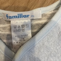 familiar ファミリア　70サイズ　ベストの画像