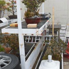 キャスター付き屋外用タイヤラック/別目的にもの画像