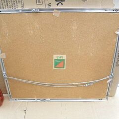 アルミ額縁 20 マット入り スリキズ等少有 サイズ約34x39x1.6cm 取りに来ていただける方受け渡し日時自由の画像
