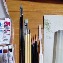 高校　油絵セット　油絵具の画像
