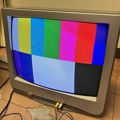 【値下げ】シャープ製 20型ブラウン管テレビ 20C-GM3 レトロ ゲーム ファミコン用 動作確認済の画像