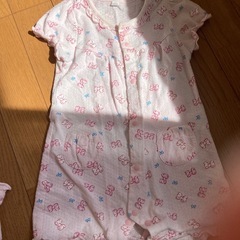 5着可愛い前開きロンパース80サイズ5着の画像
