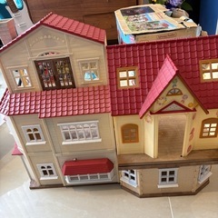 (あげます）
シルバニアファミリー　赤い屋根の大きなお家の画像