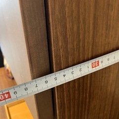 【美品】大川家具・東馬 食器棚 クアトロ 幅70cm（耐震ベルト・説明書付き）の画像