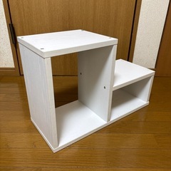 【決まりました】
白カラーボックスの画像